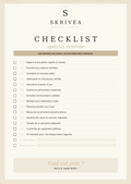 Checklist Rentrée — offerte