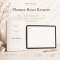 Planner Reset Rentrée — Skrivea